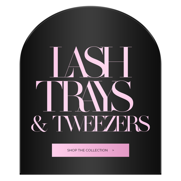 B.X Lash Trays + Tweezers